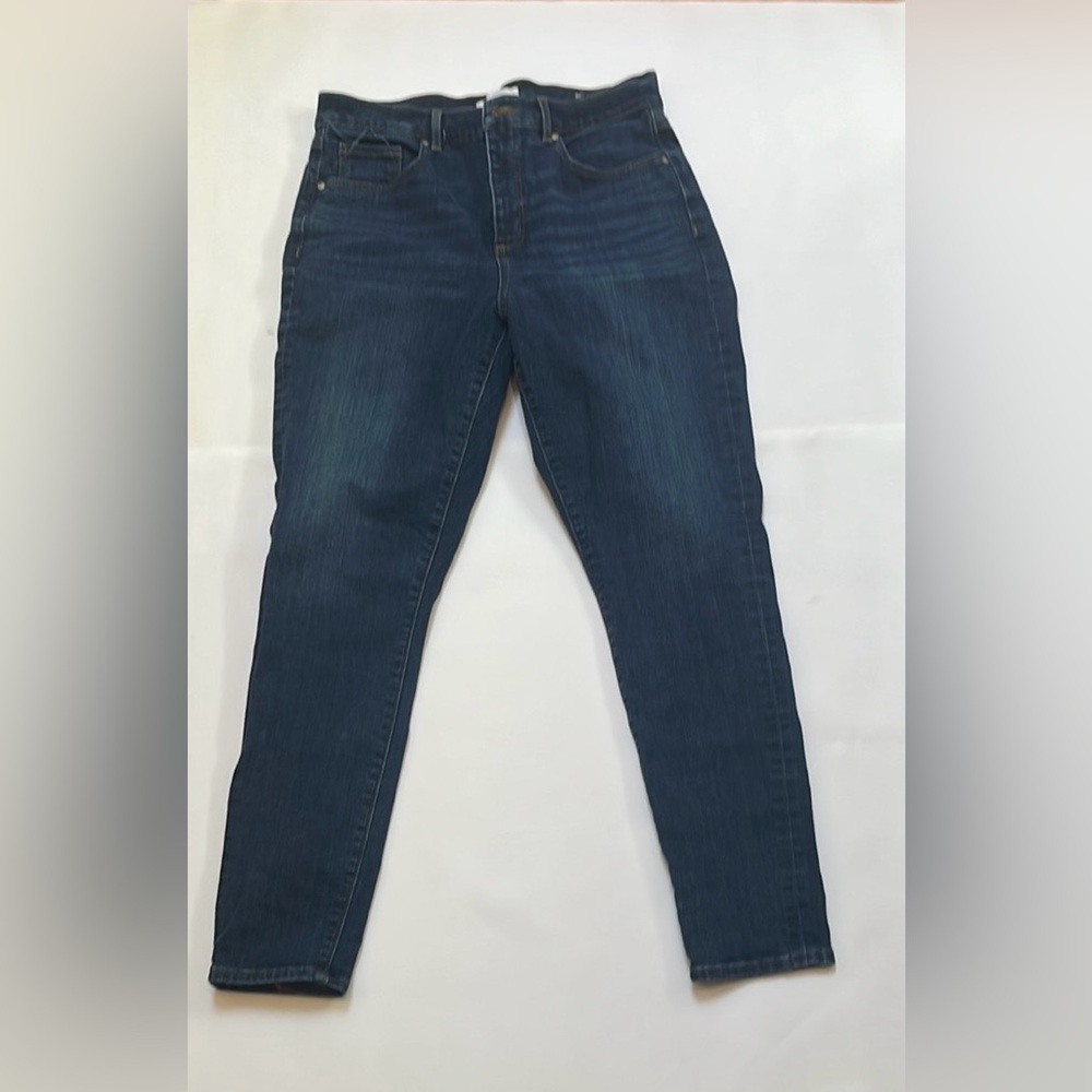 Blue Skinny High-Rise Jeans